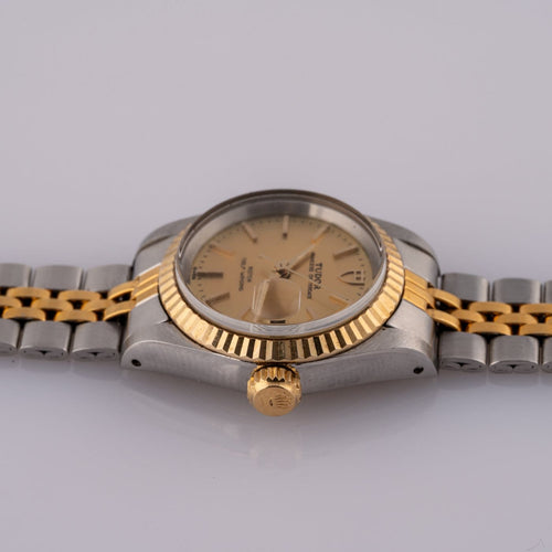 Montre Tudor Princess Date - Montre femme en or et acier 58 Facettes TOT-02442