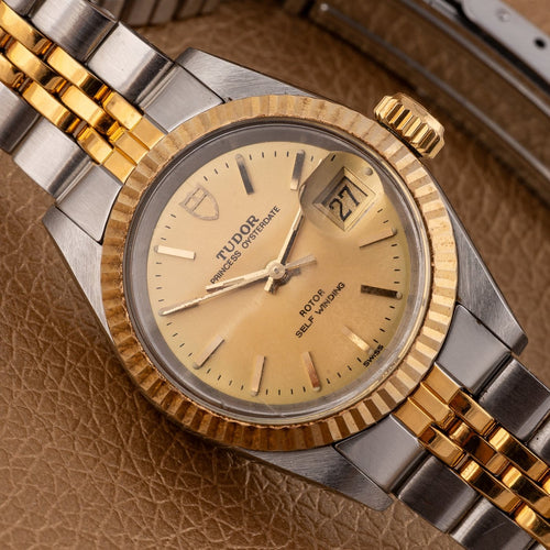 Montre Tudor Princess Date - Montre femme en or et acier 58 Facettes TOT-02442