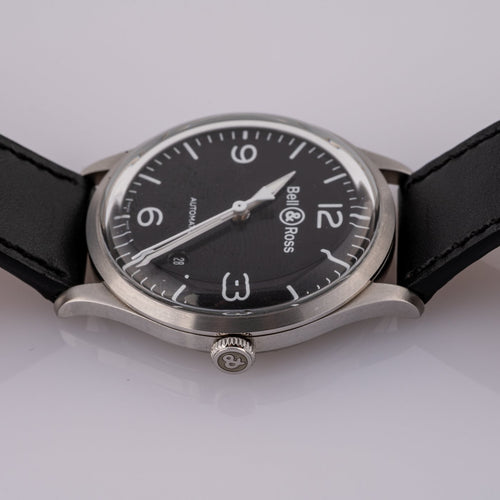 Montre Bell & Ross - Montre Black Steel BRV1-92-S 58 Facettes TOT-02441
