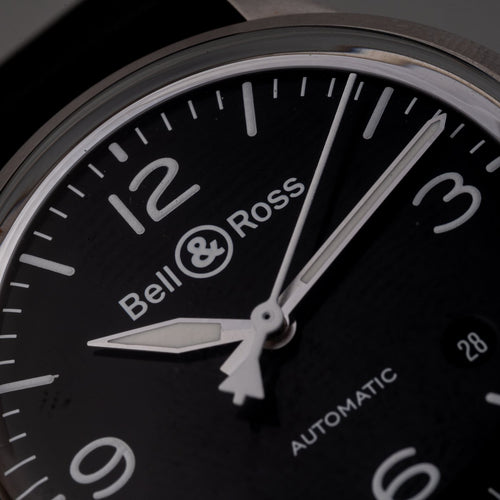 Montre Bell & Ross - Montre Black Steel BRV1-92-S 58 Facettes TOT-02441