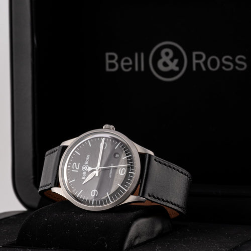 Montre Bell & Ross - Montre Black Steel BRV1-92-S 58 Facettes TOT-02441