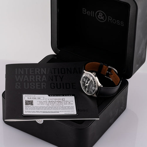Montre Bell & Ross - Montre Black Steel BRV1-92-S 58 Facettes TOT-02441
