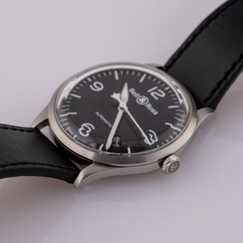 Montre Bell & Ross - Montre Black Steel BRV1-92-S 58 Facettes TOT-02441