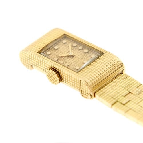 Montre Boucheron Reflet - Montre en or jaune 18 ct rectangulaire 58 Facettes 27256