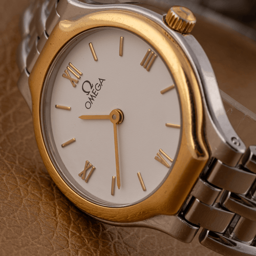 Omega De Ville - Montre femme en or et acier 58 Facettes TOT-02432