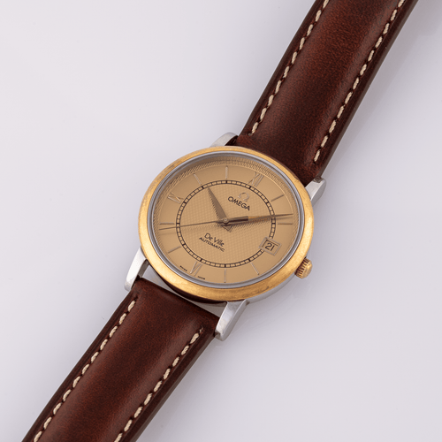 Omega De Ville Automatic Prestige - Montre en or et acier 58 Facettes TOT-02431