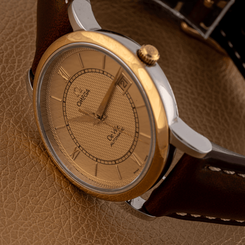 Omega De Ville Automatic Prestige - Montre en or et acier 58 Facettes TOT-02431