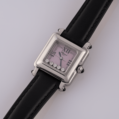 Chopard Happy Sport - Montre 27/8893-23 en acier 58 Facettes TOT-02422