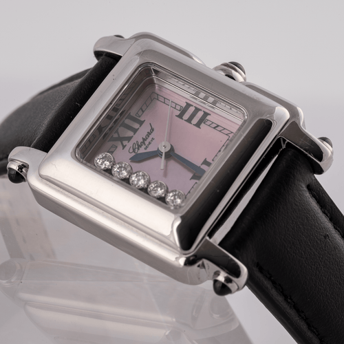 Chopard Happy Sport - Montre 27/8893-23 en acier 58 Facettes TOT-02422