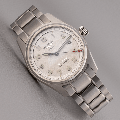 Longines Spirit - Montre en acier, cadran blanc 58 Facettes TOT-02421