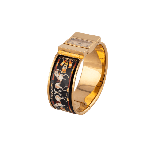 Hermès Loquet - Montre L01.201 plaqué or 58 Facettes TOT-02419