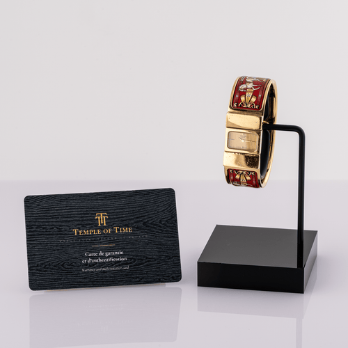 Hermès Loquet - Montre L01.201 plaqué or 58 Facettes TOT-02418