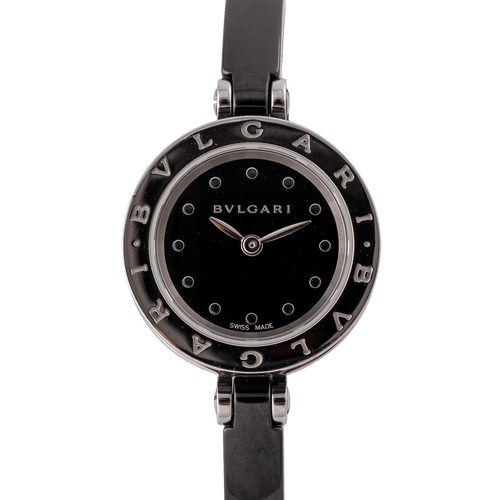 Montre Bulgari - Montre B.Zero 1 BZ23SC en acier, cadran noir 58 Facettes TOT-02416
