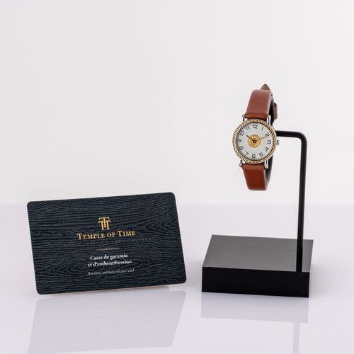 Montre Hermès Sellier 83.03 - Montre homme en acier et or jaune 58 Facettes TOT-02406