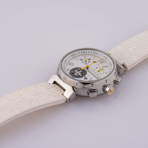 Montre Louis Vuitton Tambour - Montre Q132C en acier 58 Facettes TOT-02404