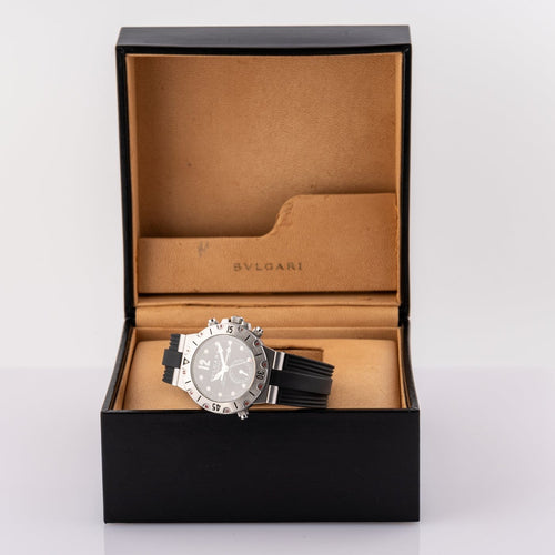 Montre Bulgari - Montre Diagono Scuba GMT SD38SGMT 58 Facettes TOT-02381