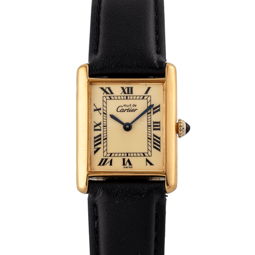 Cartier Must de Tank - Montre unisexe en plaqué or 58 Facettes TOT-02343