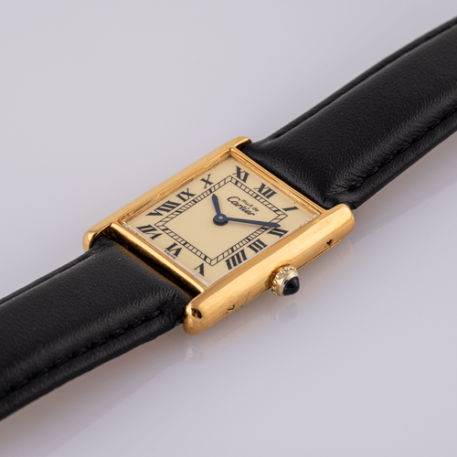 Cartier Must de Tank - Montre unisexe en plaqué or 58 Facettes TOT-02343