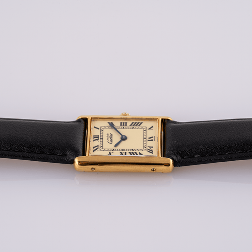 Cartier Must de Tank - Montre unisexe en plaqué or 58 Facettes TOT-02343