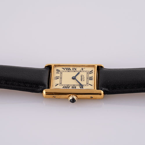 Cartier Must de Tank - Montre unisexe en plaqué or 58 Facettes TOT-02343