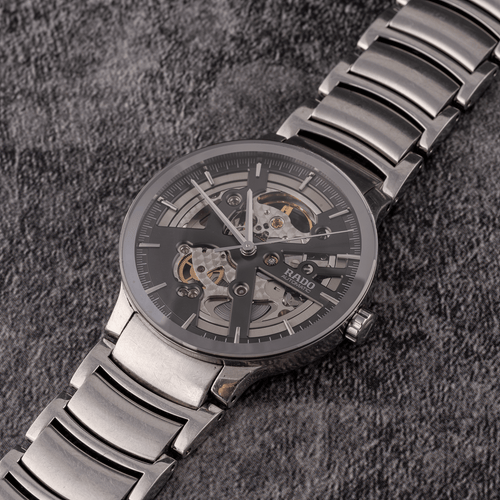 Rado Centrix - Montre automatique en acier 58 Facettes TOT-11628