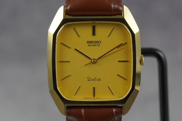 Seiko Dolce Tonneau - Montre en acier 58 Facettes TOT-11312