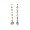 Boucles d'oreilles Boucles d’oreilles pendantes - Quarzs fumés et perles en or 18 ct 58 Facettes 31650