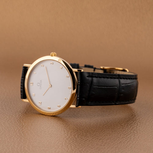 Montre Omega De Ville - Montre quartz plaqué or 58 Facettes TOT-01965