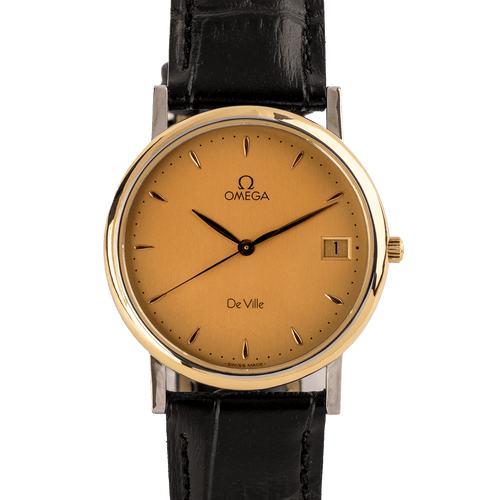 Omega De Ville - Montre en or et acier 58 Facettes TOT-02254