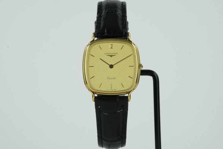 Longines TV - Montre quartz plaqué or 58 Facettes TOT-01786