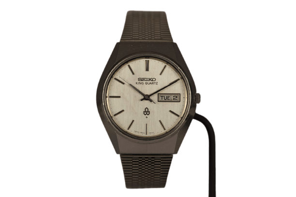 Seiko King Quartz - Montre en acier 58 Facettes TOT-11110