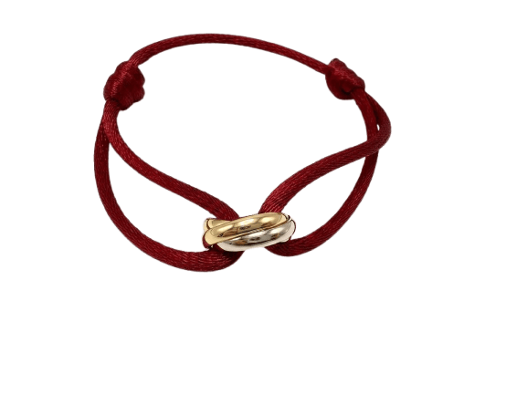 Cartier Trinity - Bracelet cordon en trois ors 18K 58 Facettes SKU : BOP/260063