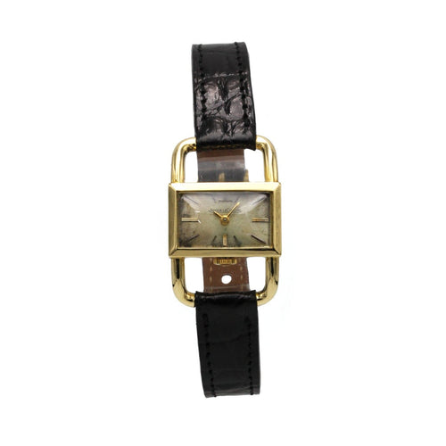 Jaeger-LeCoultre x Hermès Étrier - Montre en or jaune 58 Facettes 250346R