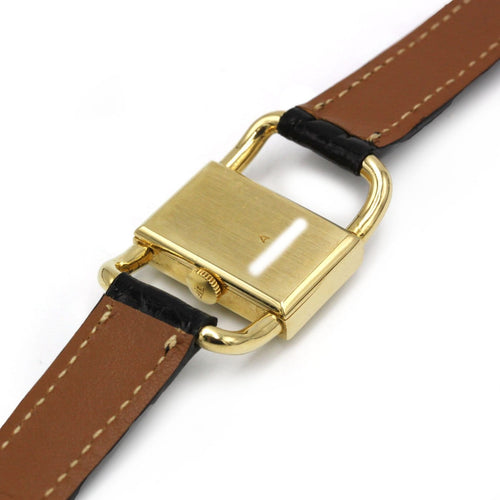 Jaeger-LeCoultre x Hermès Étrier - Montre en or jaune 58 Facettes 250346R