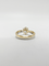 50 Bague solitaire en or jaune et blanc 18K et diamant 58 Facettes SKU : BOR/260167