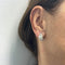 Pomellato Schegge - Boucles d'oreilles en or jaune et blanc, diamants et saphirs 58 Facettes 38310