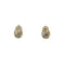 Pomellato Schegge - Boucles d'oreilles en or jaune et blanc, diamants et saphirs 58 Facettes 38310