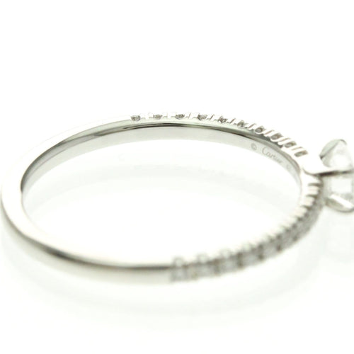 47 Cartier Étincelle - Bague solitaire en platine et diamants G/VS1 58 Facettes c58pskzhjj