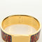 Hermès Loquet - Bracelet jonc en métal et émail imprimé 58 Facettes q8b78hsd8k