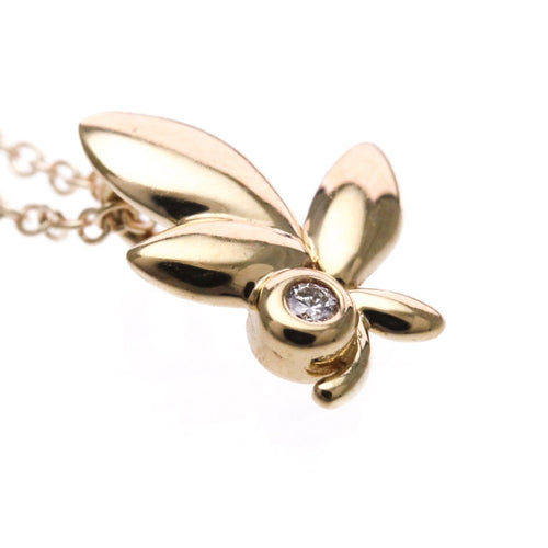 Tiffany & Co. Paloma Picasso - Pendentif Olive Leaf en or rose et diamant 58 Facettes vt9tesv8ru