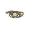 57 Bague Belle Époque en or jaune, platine, perle et diamants 58 Facettes 260229R