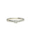 56 Bague solitaire en or blanc 18K et diamant 58 Facettes 2207