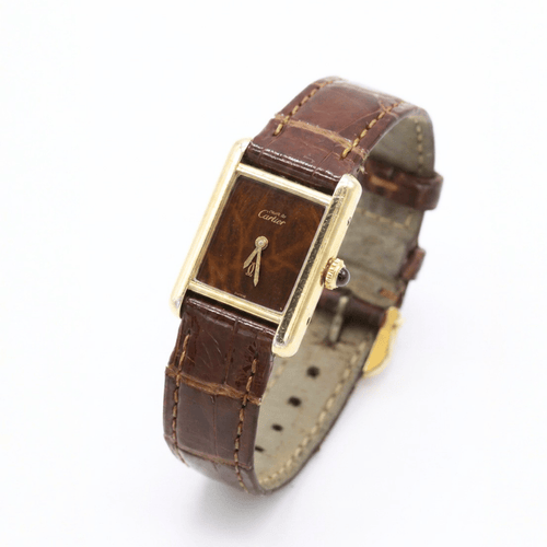 Cartier Tank Must - Montre en vermeil 58 Facettes MON-3108-001