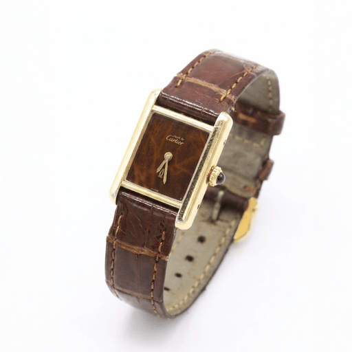 Cartier Tank Must - Montre en vermeil 58 Facettes MON-3108-001