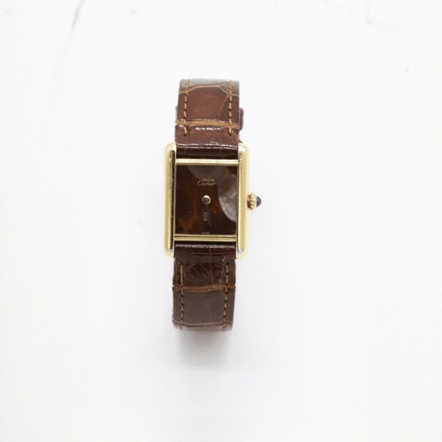 Cartier Tank Must - Montre en vermeil 58 Facettes MON-3108-001