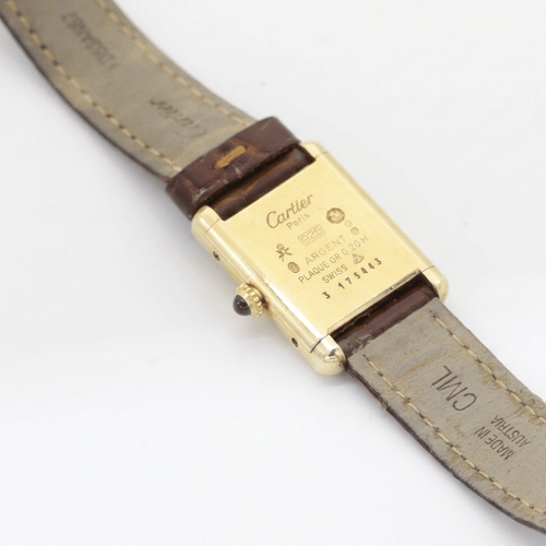 Cartier Tank Must - Montre en vermeil 58 Facettes MON-3108-001
