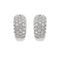 Boucles d'oreilles Boucles d'oreilles puces en or blanc 18 ct et diamants 58 Facettes 31073