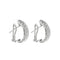 Boucles d'oreilles Boucles d'oreilles puces en or blanc 18 ct et diamants 58 Facettes 31073
