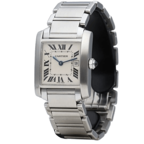 Cartier Tank Française - Montre en acier 58 Facettes MT45646