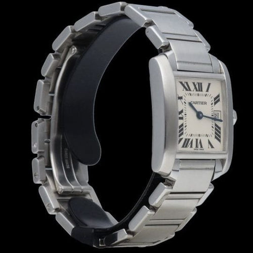 Cartier Tank Française - Montre en acier 58 Facettes MT45646